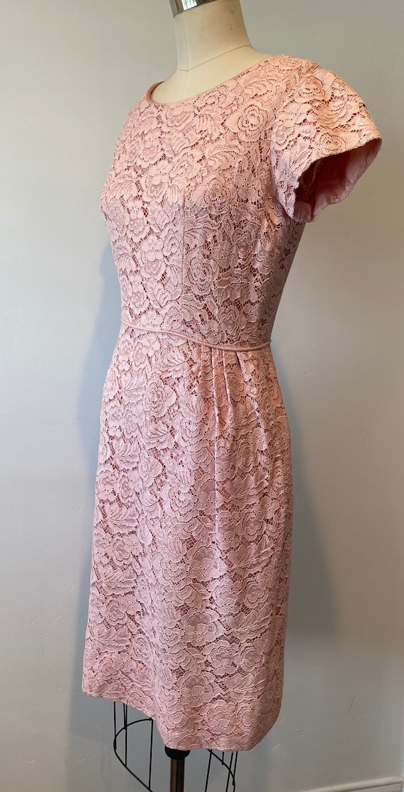 50's Lace Semi Formal Dress | M - image 2