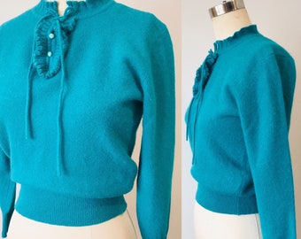70’s Wool Knit Sweater by North River Knitting Mills | S/M