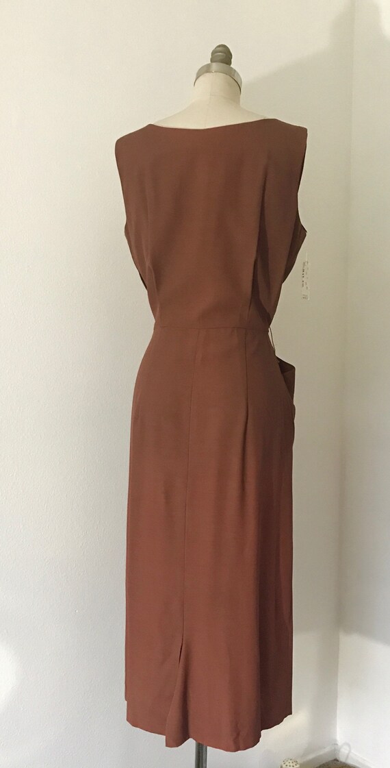 50's Silk Carl Naftal Original Dress l L - image 5