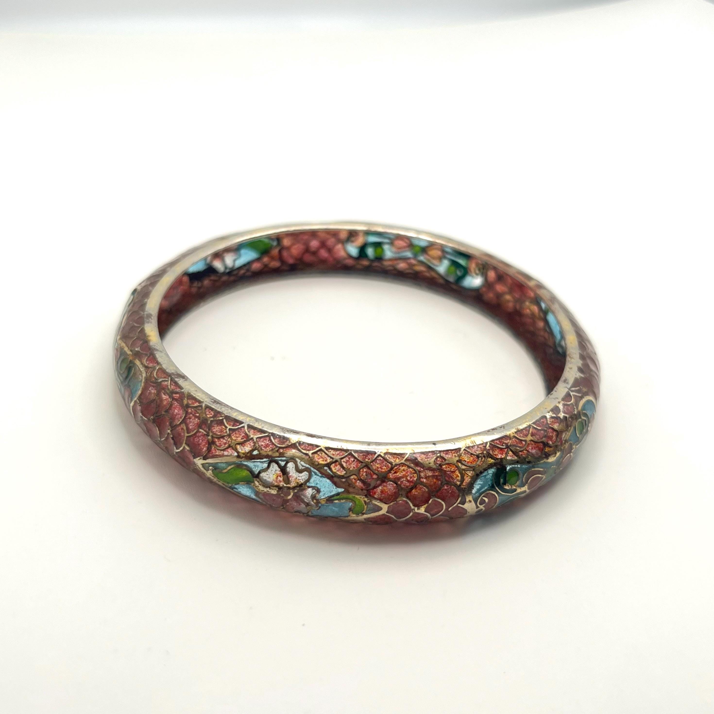 Plique a Jour Bangle - Etsy