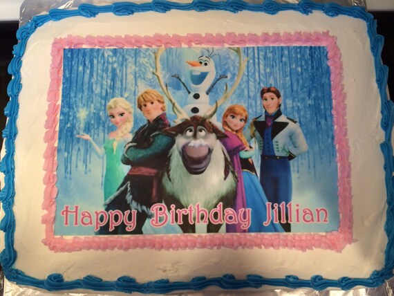 Henry peligro A4 Glaseado Cake Topper
