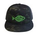 Ilana Sheats reviewed HALIBUT Trucker Hat - Camo 5 Panel - Multi-cam - Green Embroidery - Fish slayer - lucky hat - flat fish - barreling wave - by uroko -limited