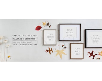 Download Festive Fall Multiple Frame Mockup Templates Mockup Psd File PSD Mockup Templates
