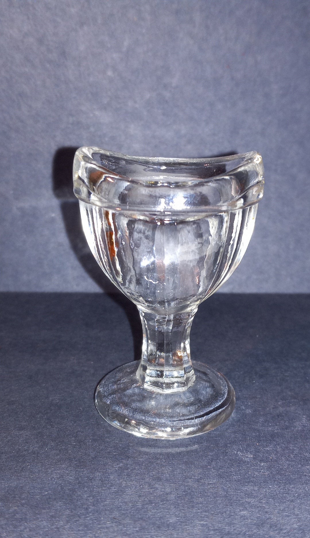 Antique Eye Wash Glass Stamped on Bottom 10 1 Etsy