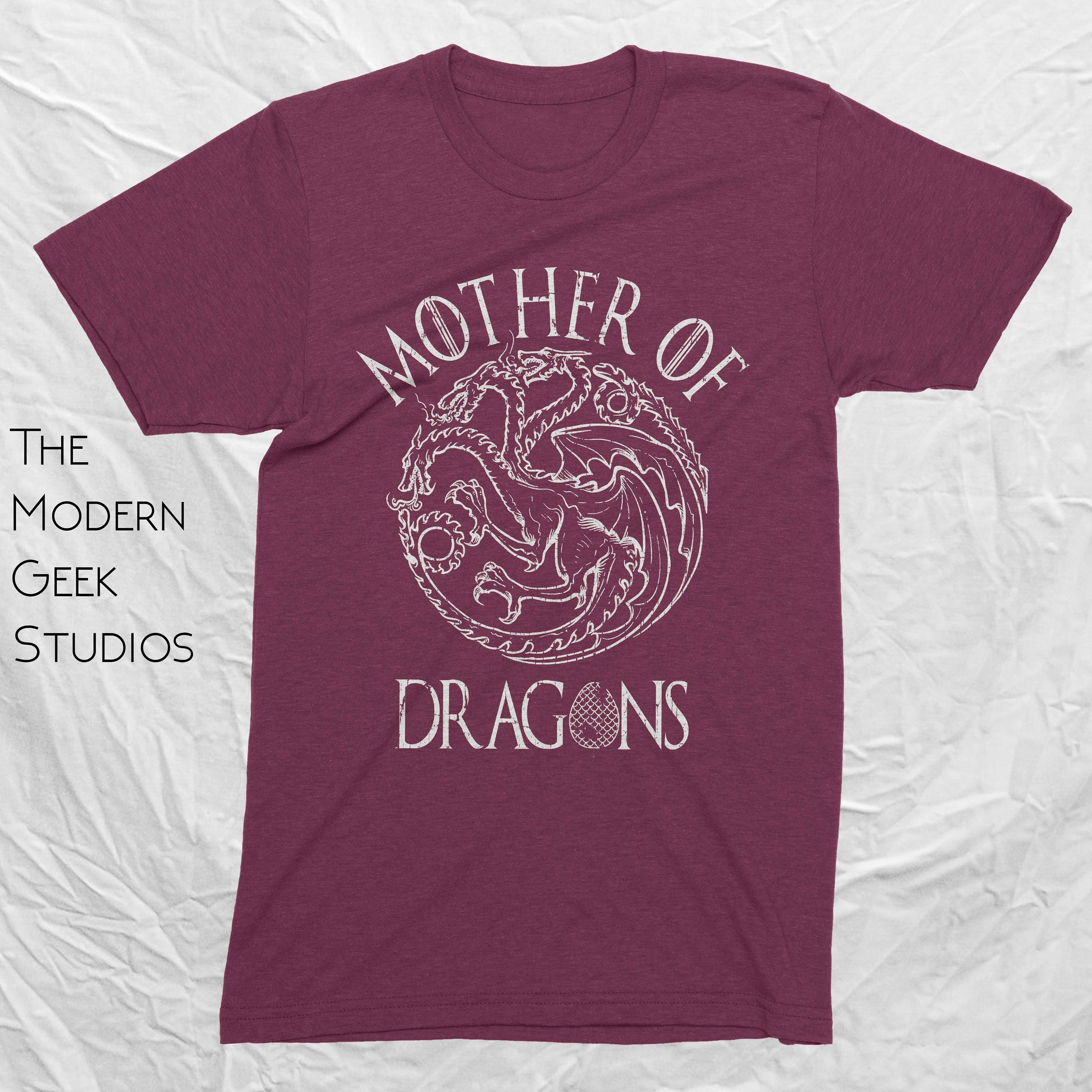 Mother of Dragons Game of Thrones Khaleesi Tri-Blend or Basic | Etsy