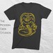 Cobra Kai Shirt Tri-Blend Unisex Heather Black with distressed aged retro look print - Kobra Kai - Retro 80s and 90s Vintage Movie Shirt 