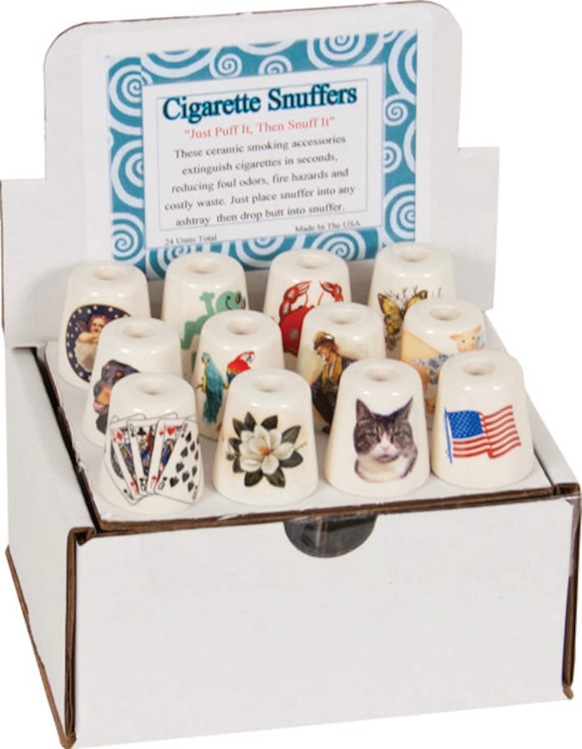 24 Mix Miscellanous Cigarette Snuffers 200 Designs Butt Outs Etsy
