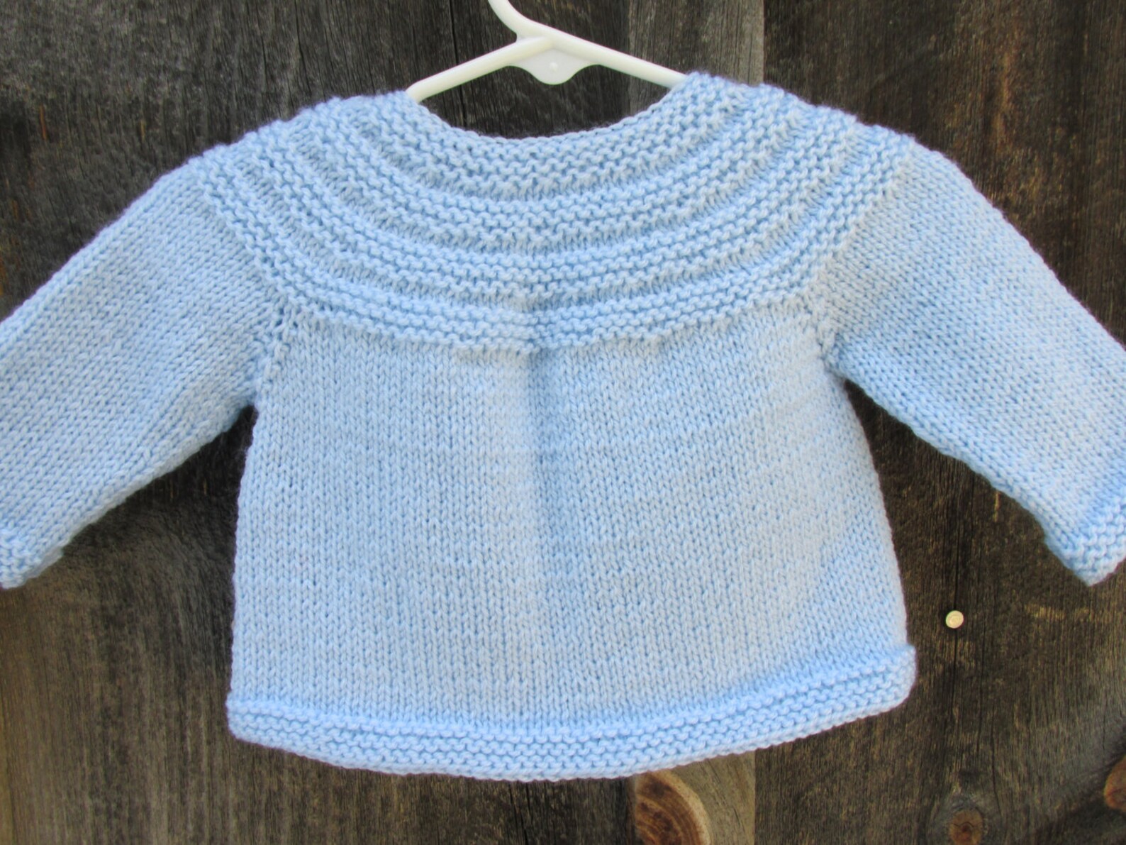 Blue Baby Sweater Etsy