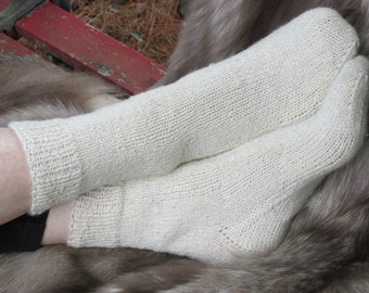 Hand Knit Alpaca Socks Made to Order