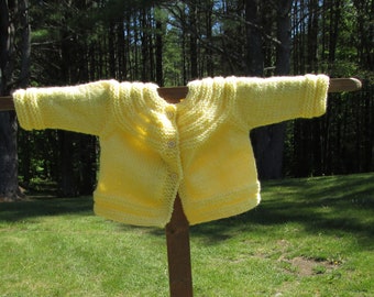 Yellow Baby Sweater