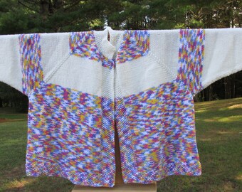 Hand Knit Acrylic Sweater