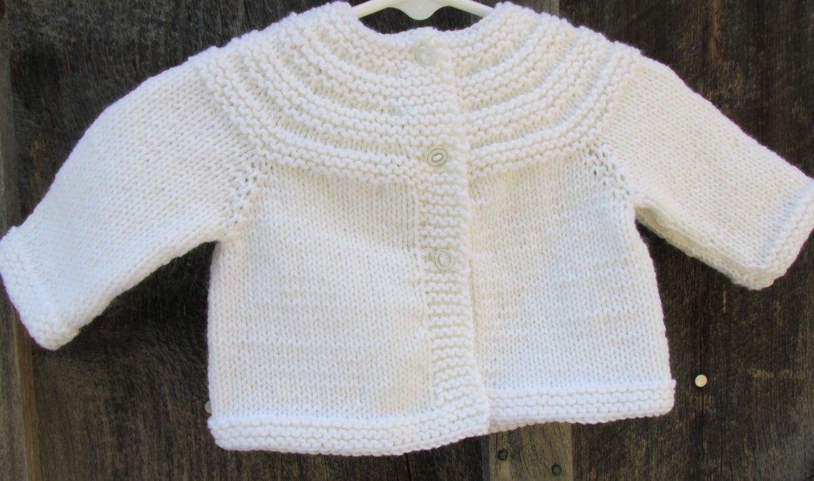 Baby Sweater Set Etsy