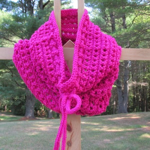 Hot Pink Tall Cowl
