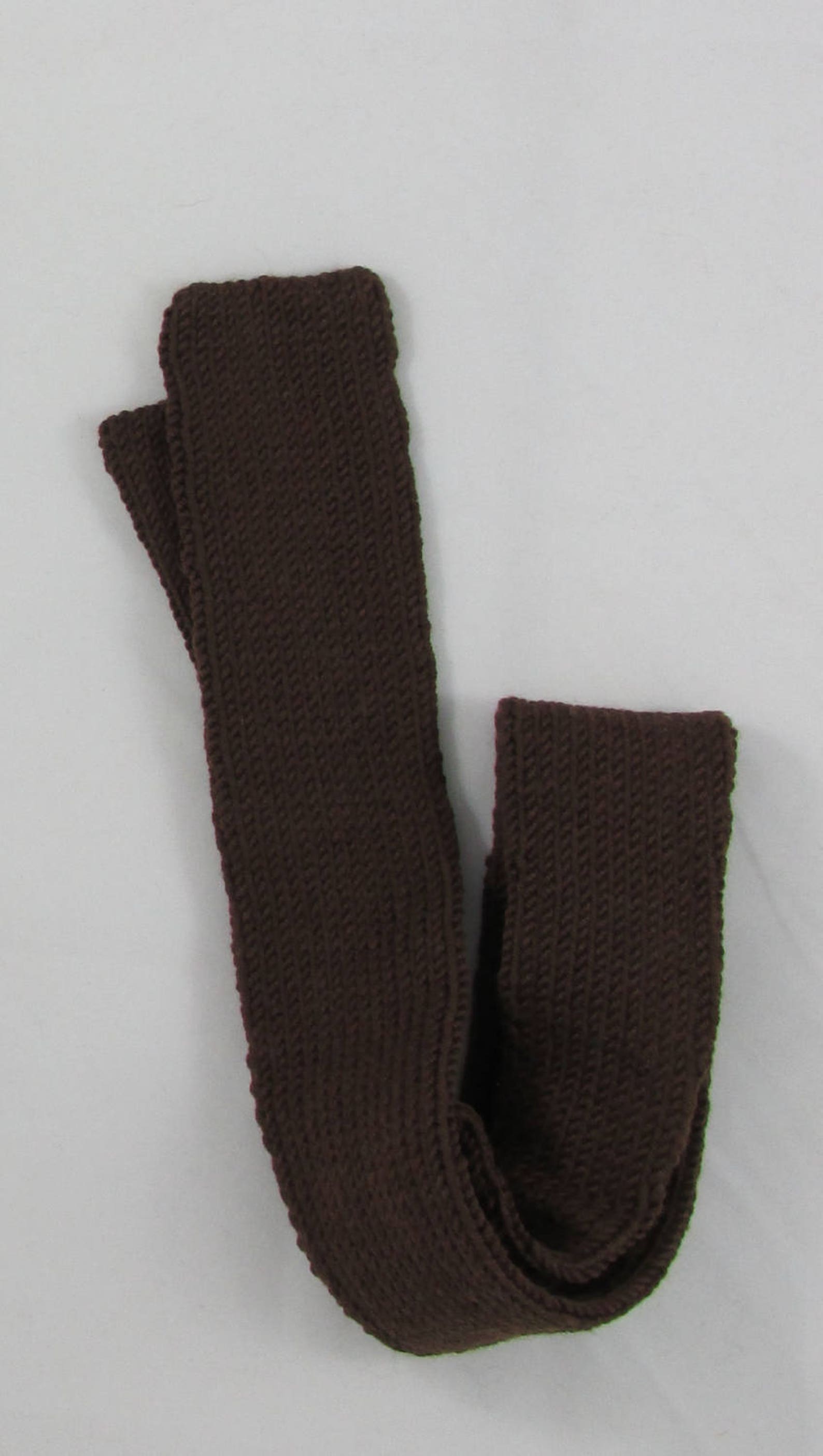 Hand Knit Merino Wool Necktie Etsy