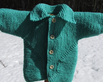 Teal Sweater Jacket