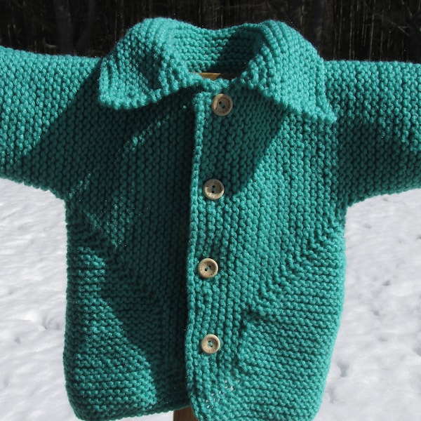 Teal Sweater Jacket