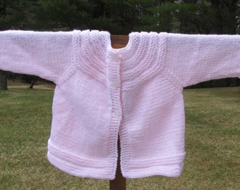 Pink Baby Sweater