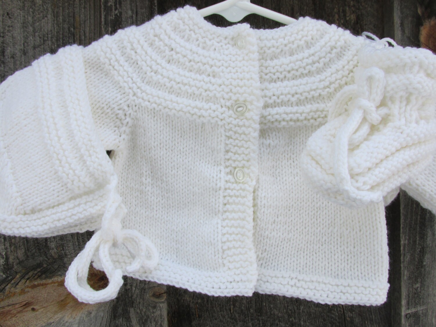 Baby Sweater Set Etsy