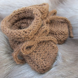 Alpaca Baby Booties