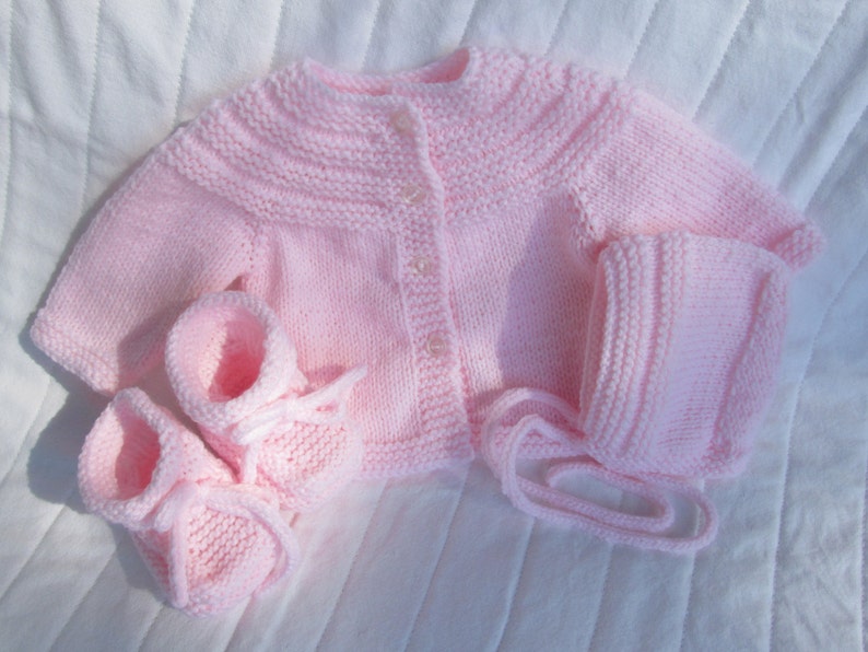 Baby Sweater Set Etsy