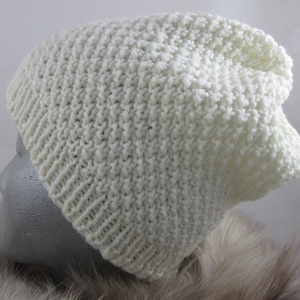 Hand Knit Wool Hat