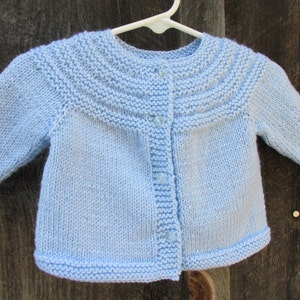 Blue Baby Sweater