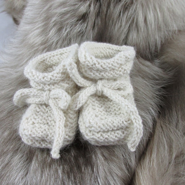 Alpaca Baby Booties