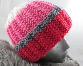 Acrylic Hand Knit Hat