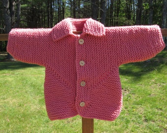 Baby Coral Sweater Jacket