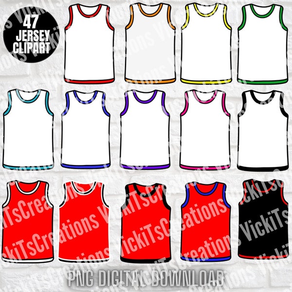 Basketball Jersey PNG Clip art Instant Download