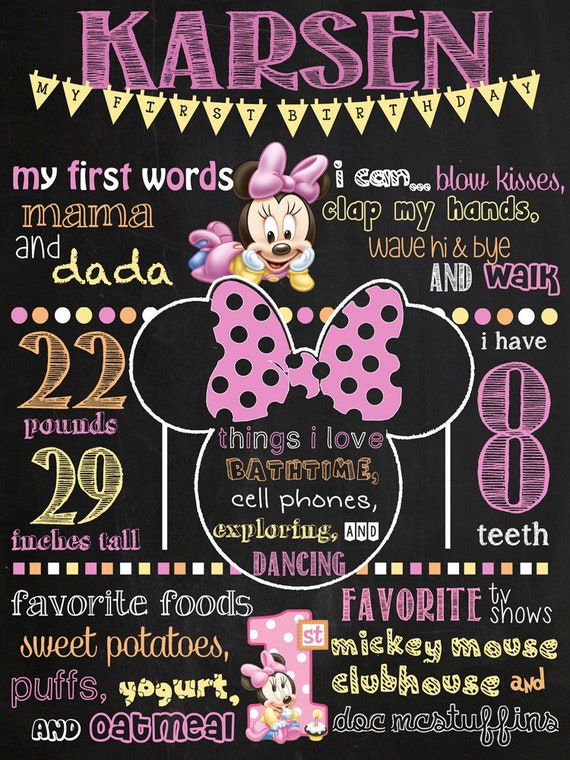 Bebe Minnie Mouse Cumpleanos Pizarra Cartel Archivo Digital Etsy Bebe Minnie Mouse Cumpleanos Pizarra Cartel Archivo Digital Etsy