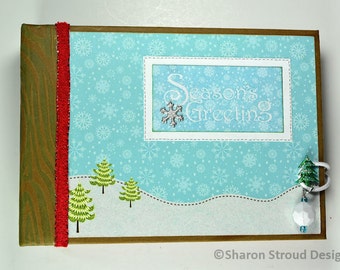 Seasons Greetings 5x7 Mini Scrapbook Album