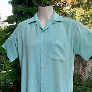 トップス 60s vintage rayon shirt Vintage Rayon Shirt - Etsy