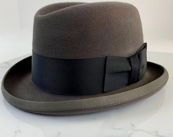 Vintage Homburg Hat - ROGERS PEET COMPANY - Hand Blocked - Excellent Condition - Size 7-1/8