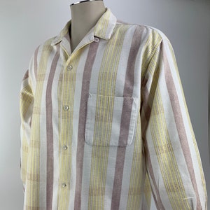 1950's Cotton Flannel Shirt Wide Plaid Super Soft PJ - Etsy