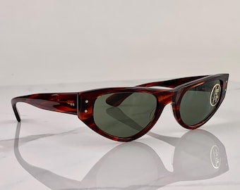 Zeldzame vintage Ray-Ban-zonnebril uit de jaren 50 - PLAYTIME - door Bausch & Lomb USA - schildpadmontuur - Deadstock