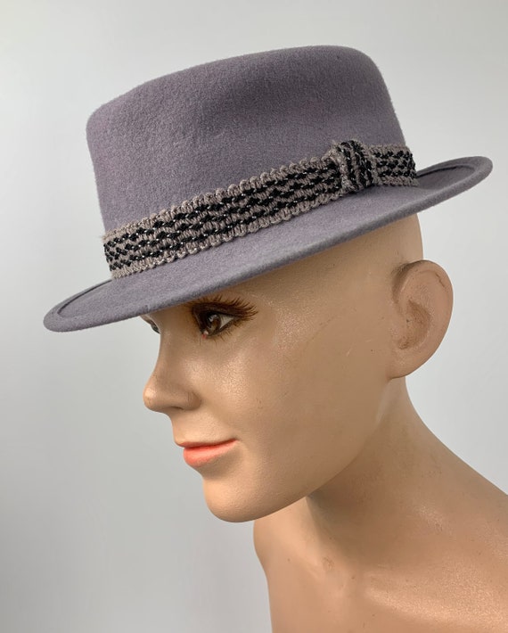 1950'S Young Boy's Pork Pie Fedora - PENNEY'S Lab… - image 4