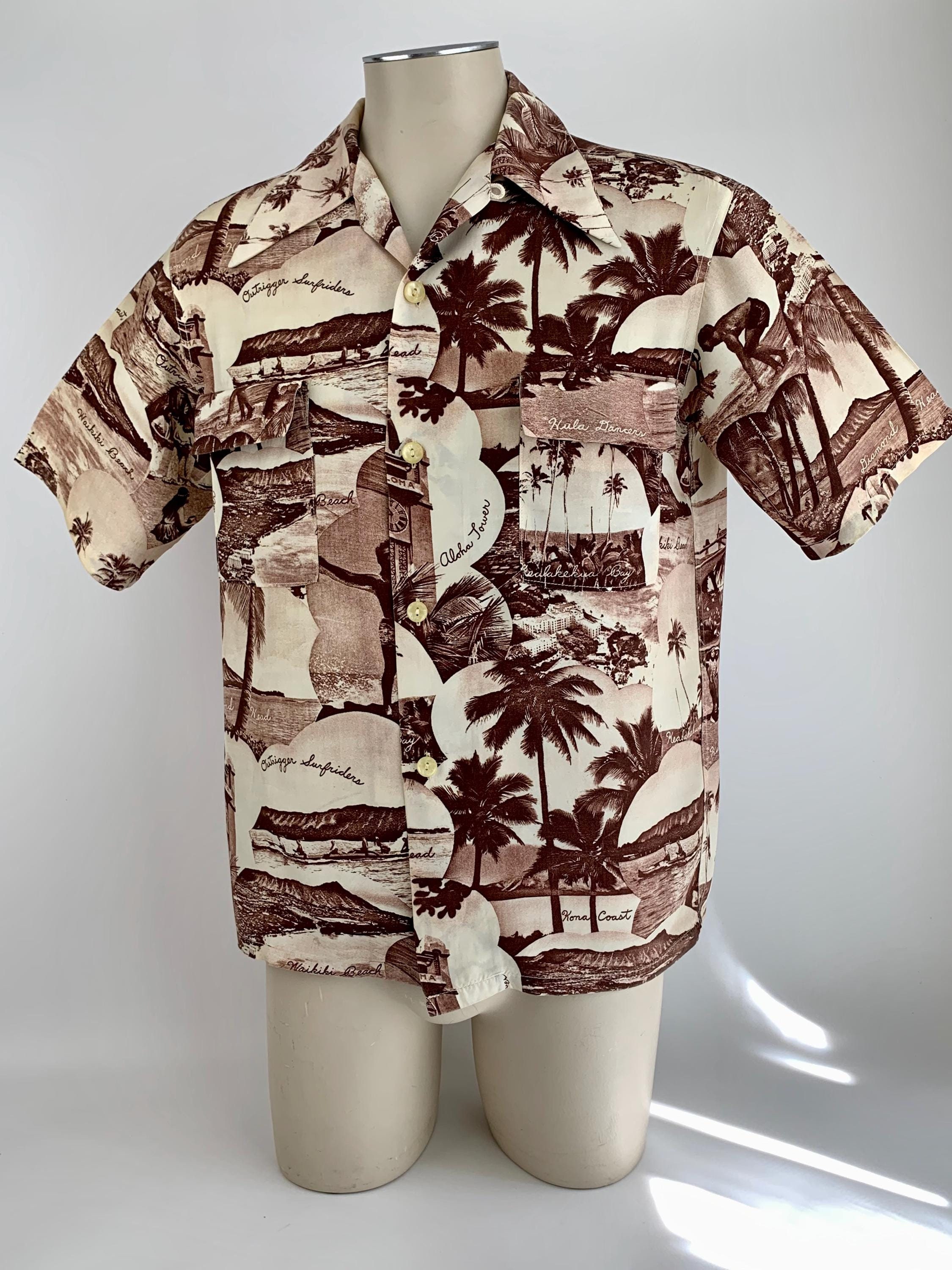 1940s Hawaiian Shirt - Etsy 1940s Hawaiian Shirt - Etsy