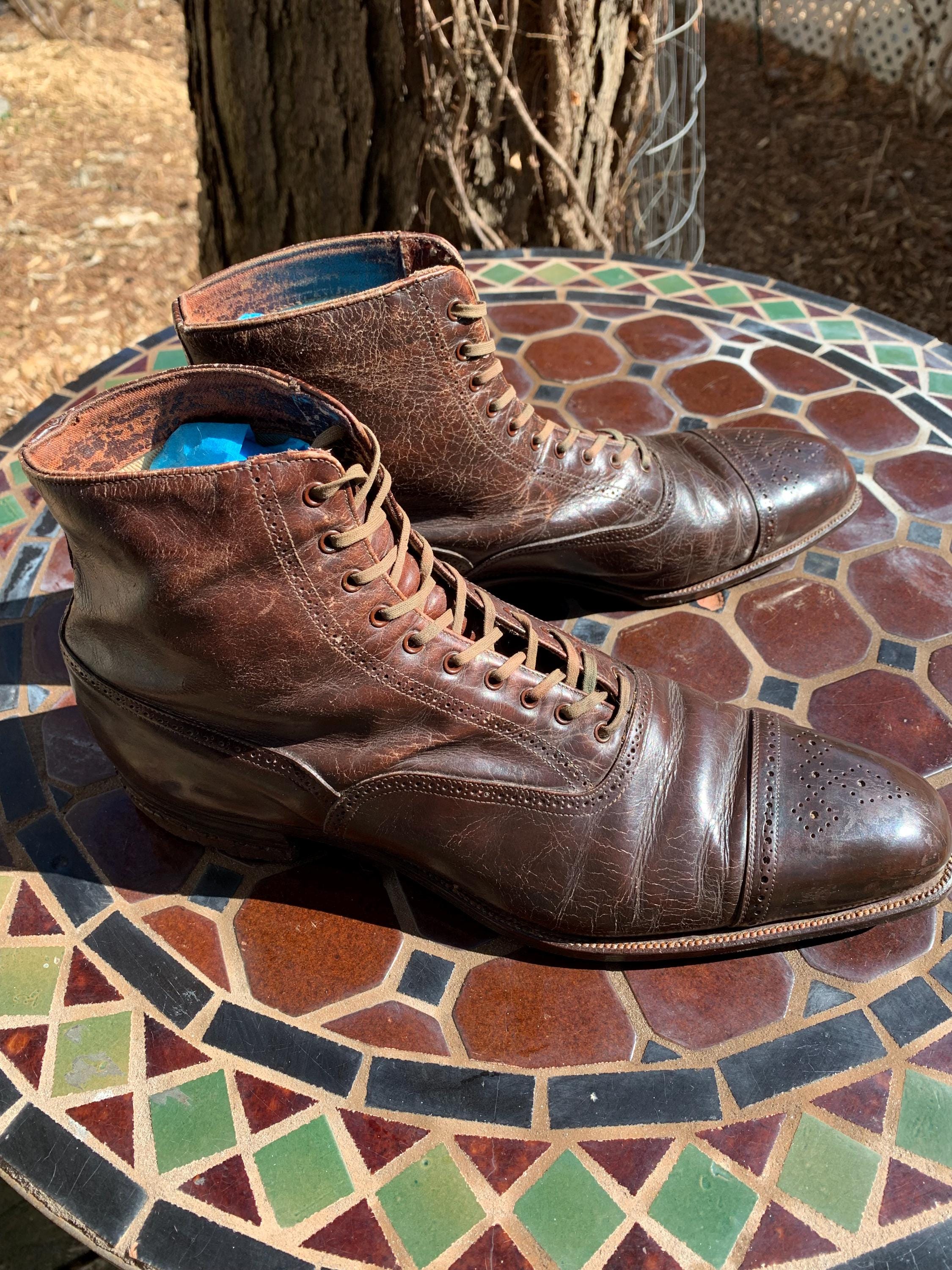 1920s mens boots - Etsy 日本 1920s mens boots - Etsy 日本