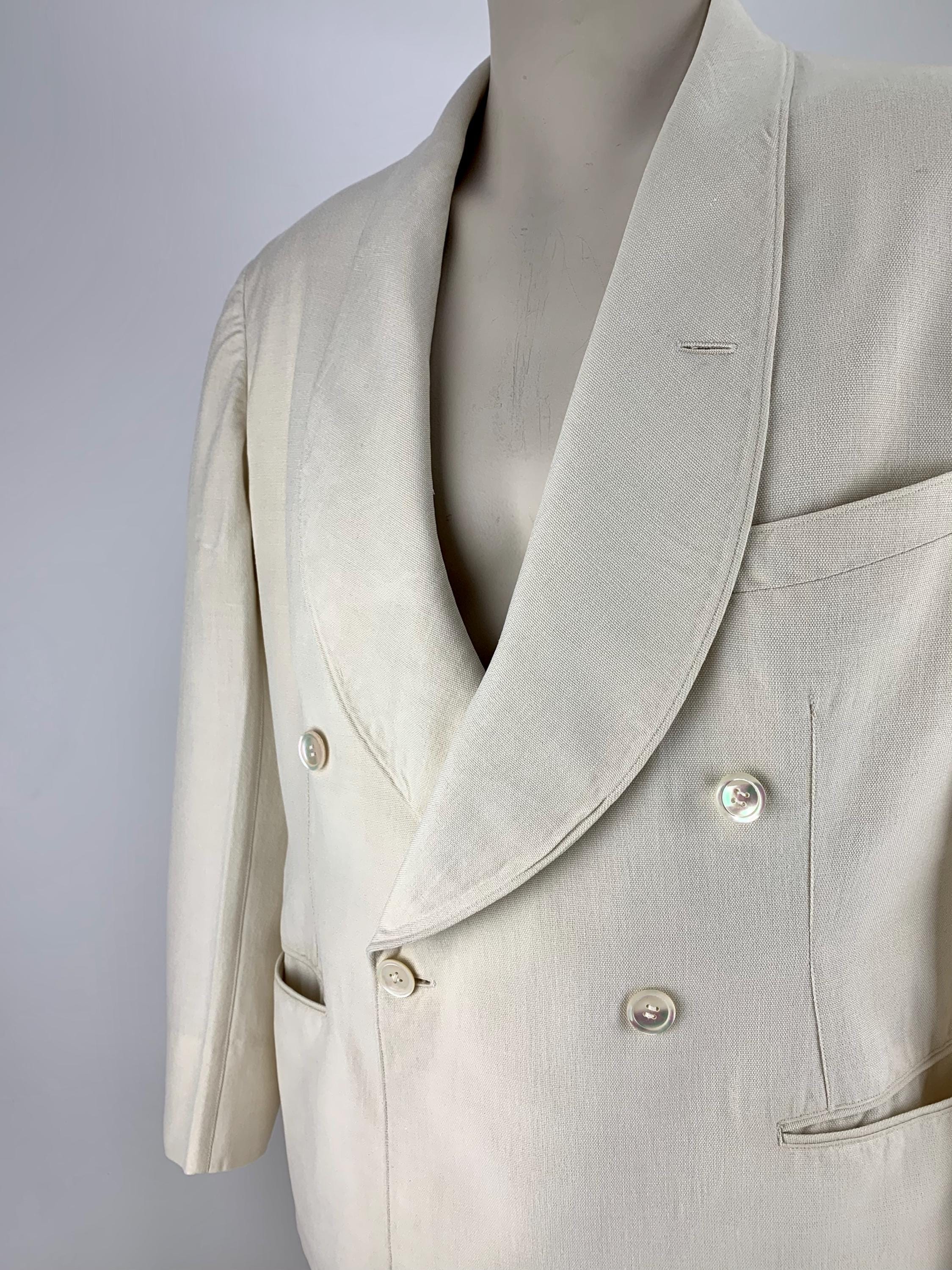 1930s Linen Jacket - Etsy 1930s Linen Jacket - Etsy