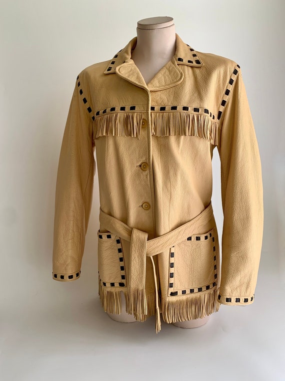 Vintage Western Deerskin Fringe Jacket - Contrasti