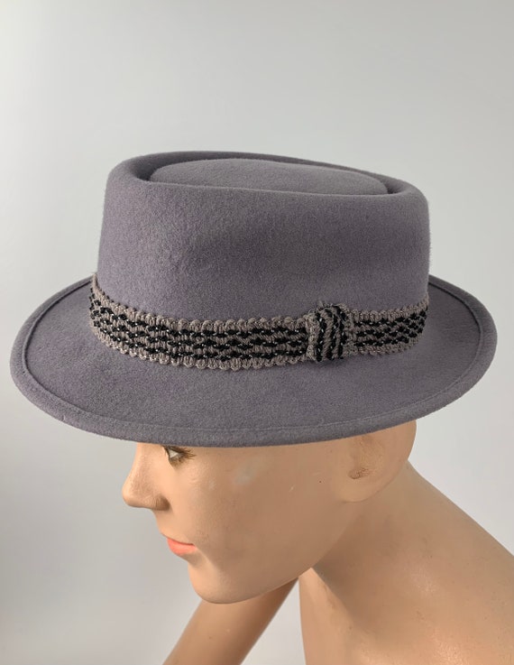 1950'S Young Boy's Pork Pie Fedora - PENNEY'S Lab… - image 2