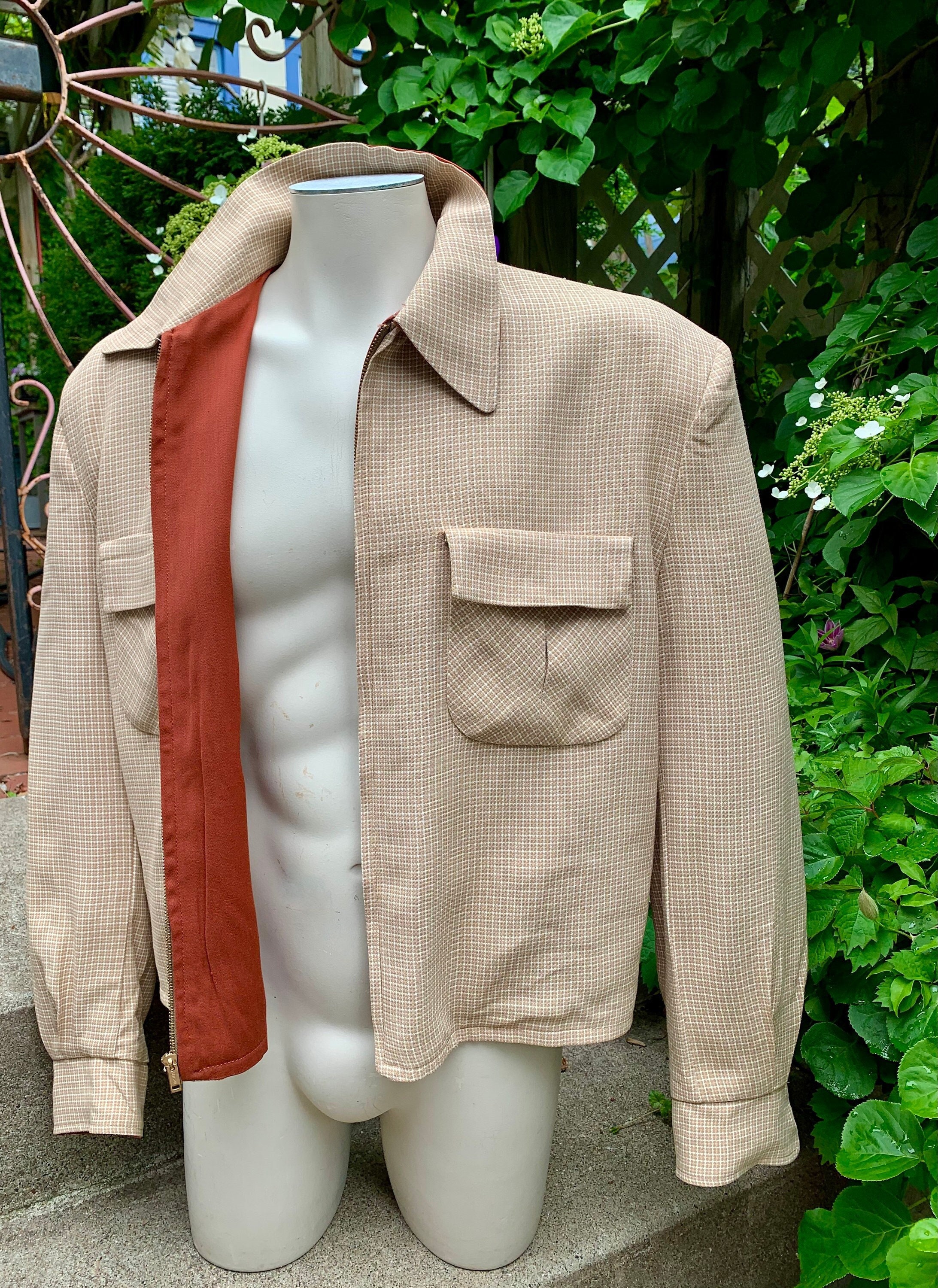 Vintage Gabardine 1950s Jacket - Etsy Vintage Gabardine 1950s Jacket - Etsy
