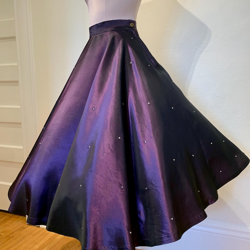 PALE FRAME WOVEN TAUPE CIRCLE SKIRT