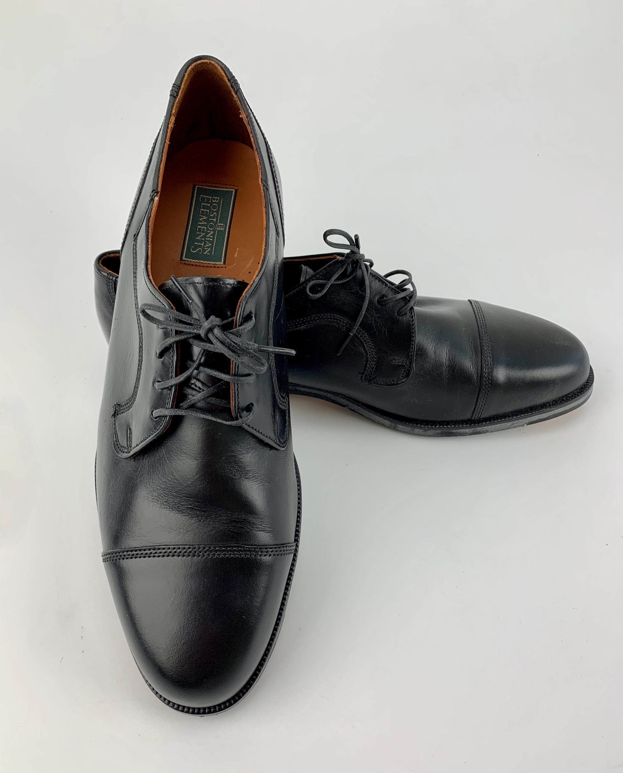靴 BOSTONIAN CAP TOE 1990s US9.5E S015 1990's Bostonian Shoes - Classic Styling - Cap Toe Oxfords - All
