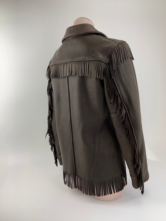 1950's Buckskin Jacket - Deep Brown Buckskin - Wr… - image 5