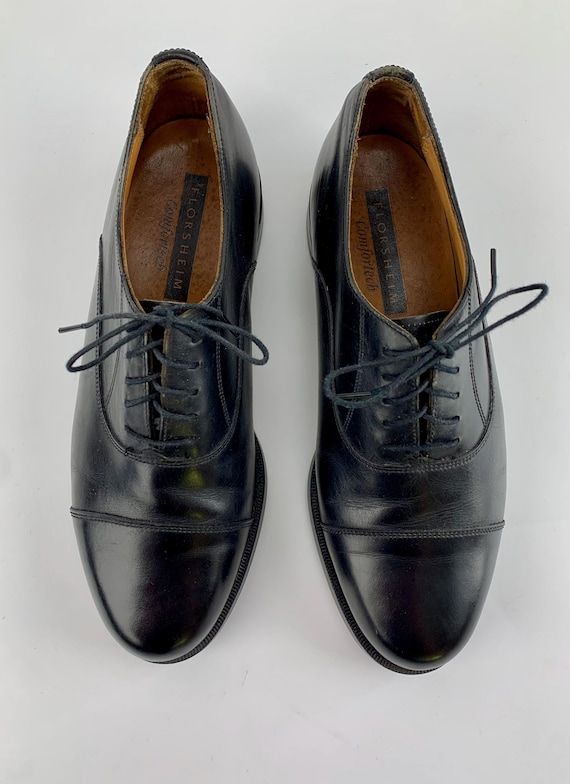 Vintage Florsheim Cap-toe Oxford Dress Shoes - Men's Size 7.5 - Etsy Vintage Florsheim Cap-toe Oxford Dress Shoes - Men's Size 7.5 - Etsy