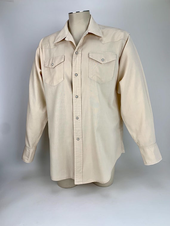 ovy Cotton Shirts (white×brown) Stretch-Cotton Poplin Shirt in Long Sleeve | Vince