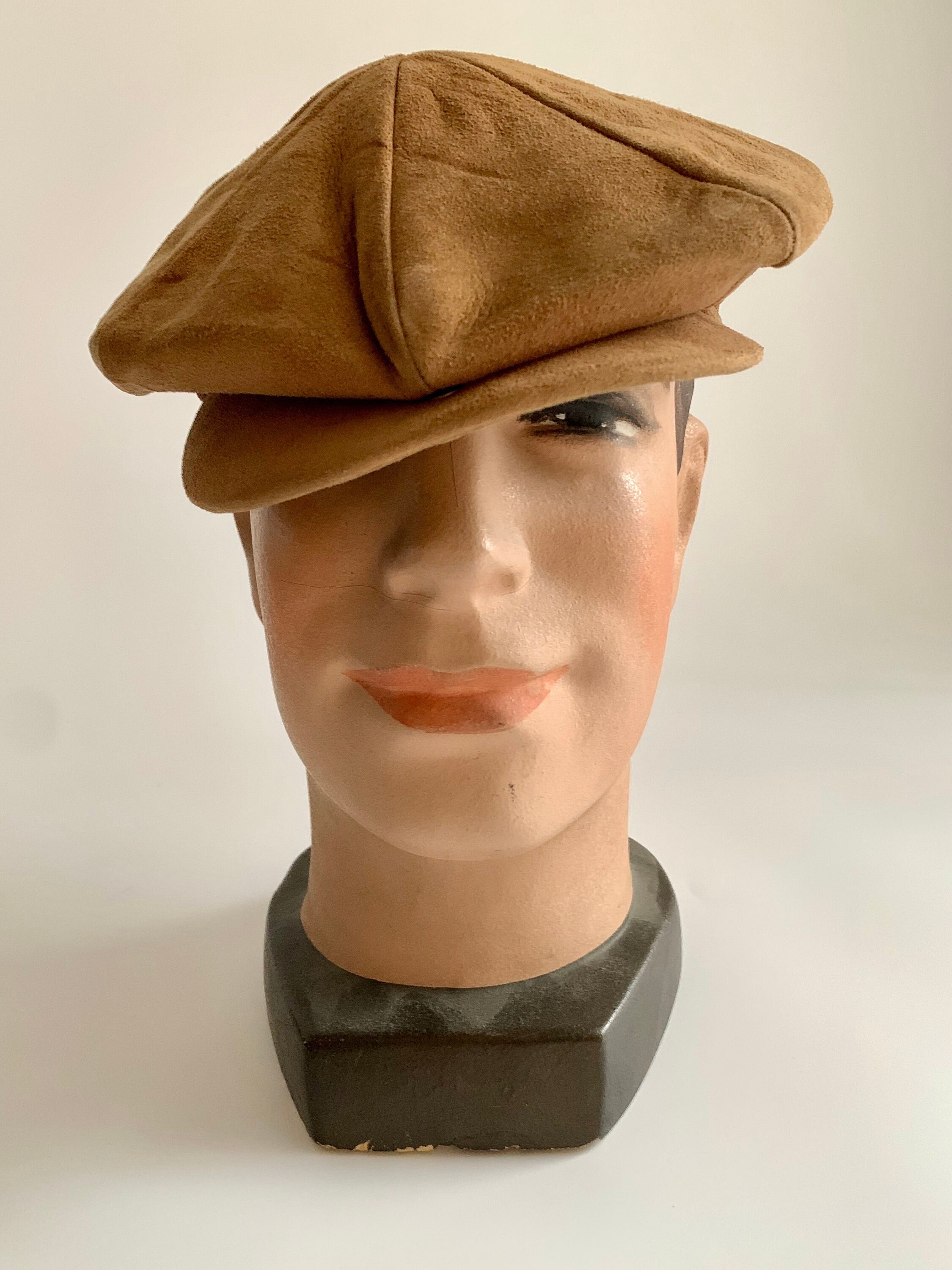 Suede newsboy hat clearance