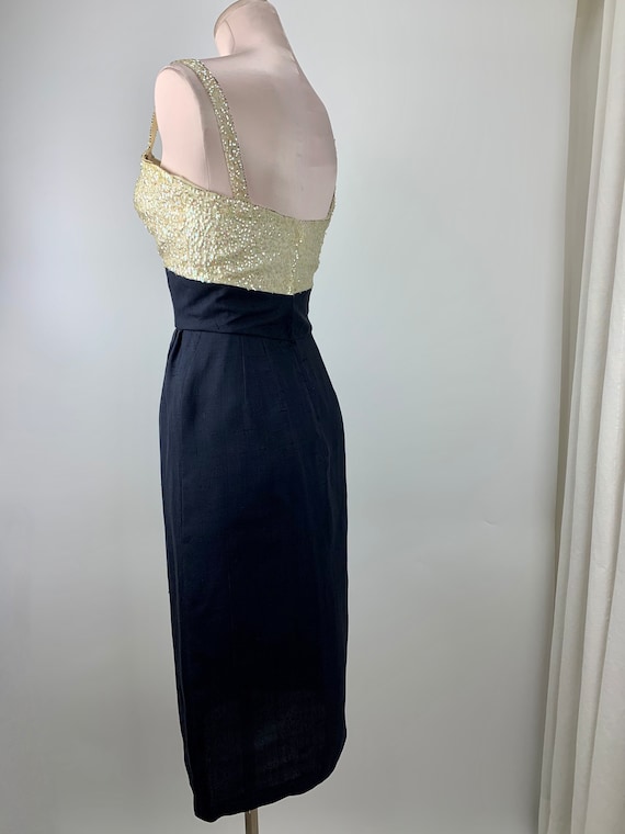 XL 1950s Set Lavender Lace Cocktail Party Peplum Waist Wiggle Dress